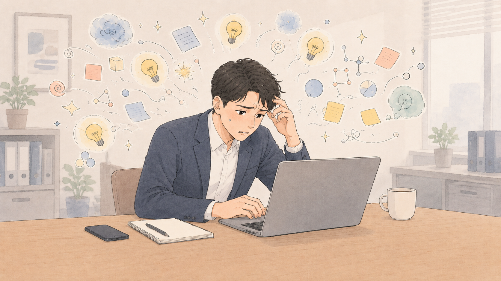 アイディアはあるのに、形にできない
