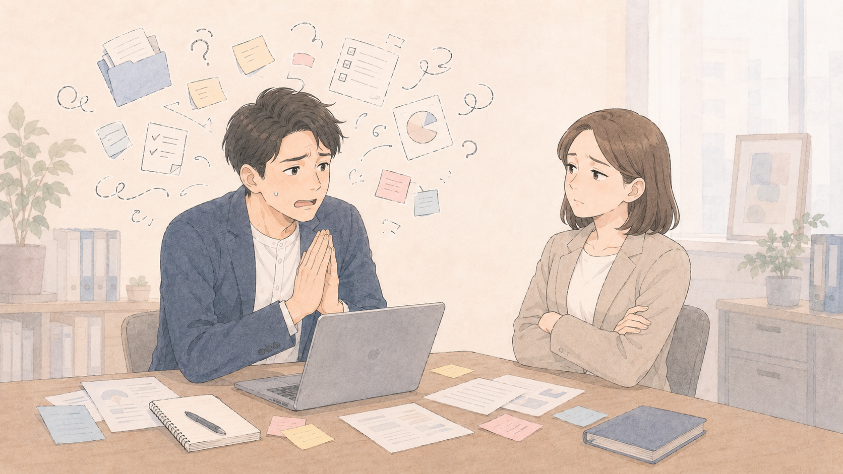 やることが散らかって、いつも焦ってしまう