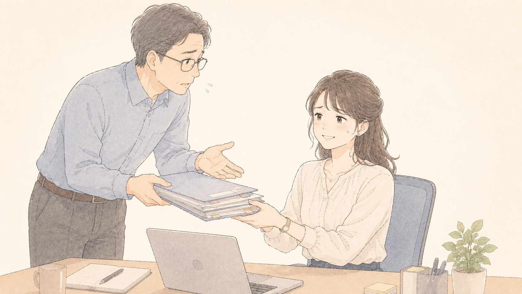 断れずに仕事が増えて、潰れそう