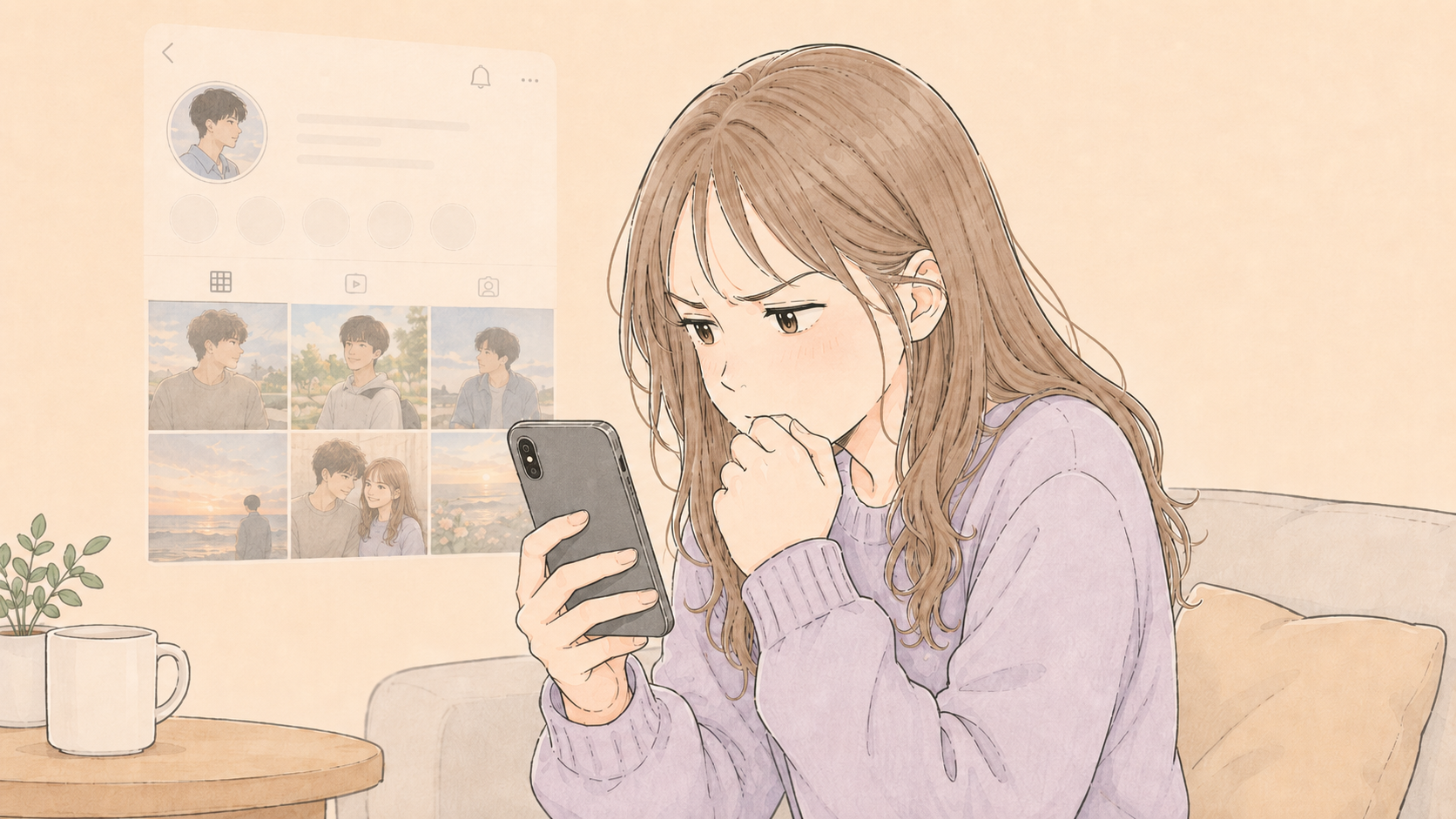 嫉妬が止まらず、自分も相手も苦しくなる