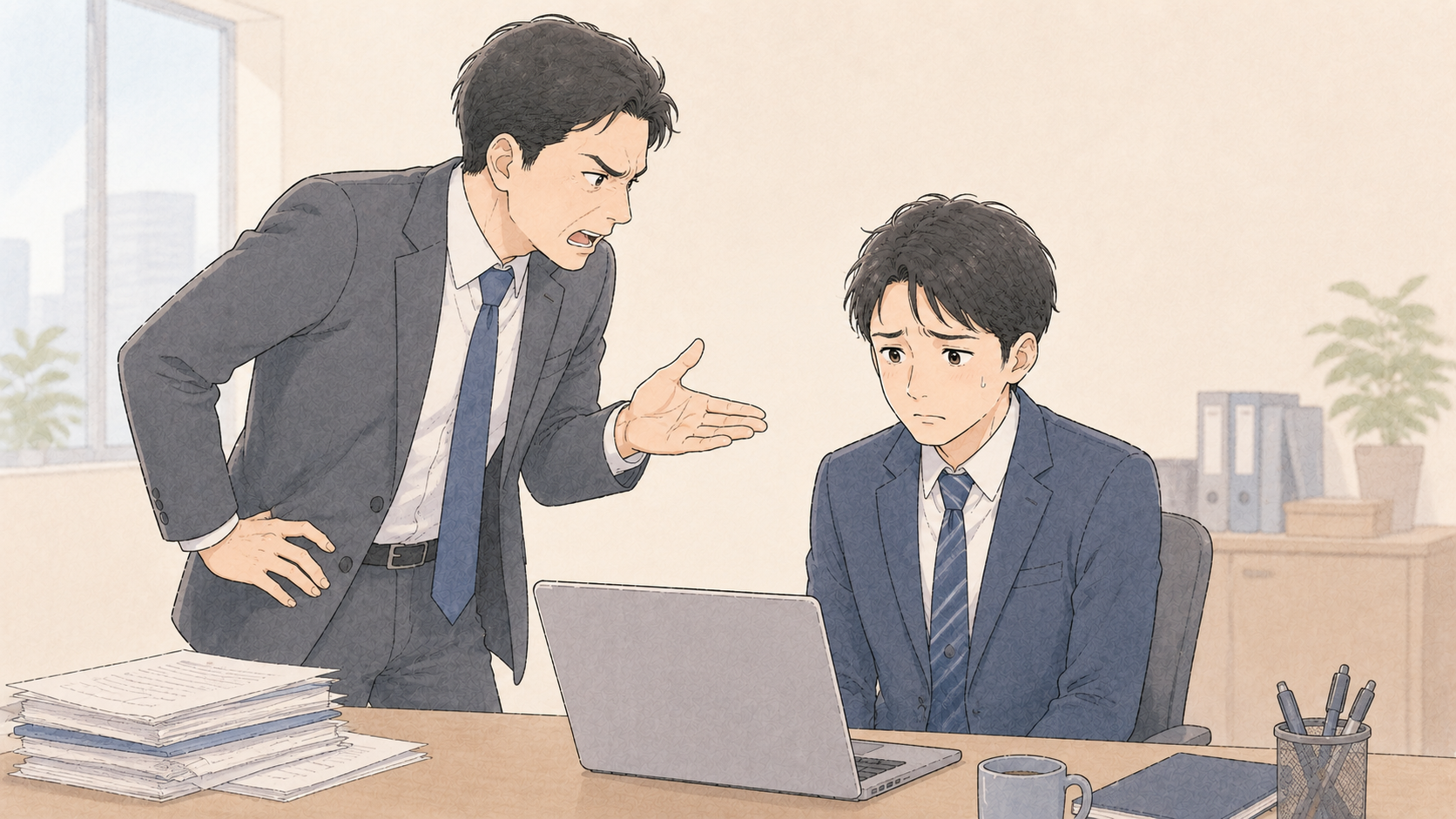 上司に逆らえず、理不尽に耐えてしまう